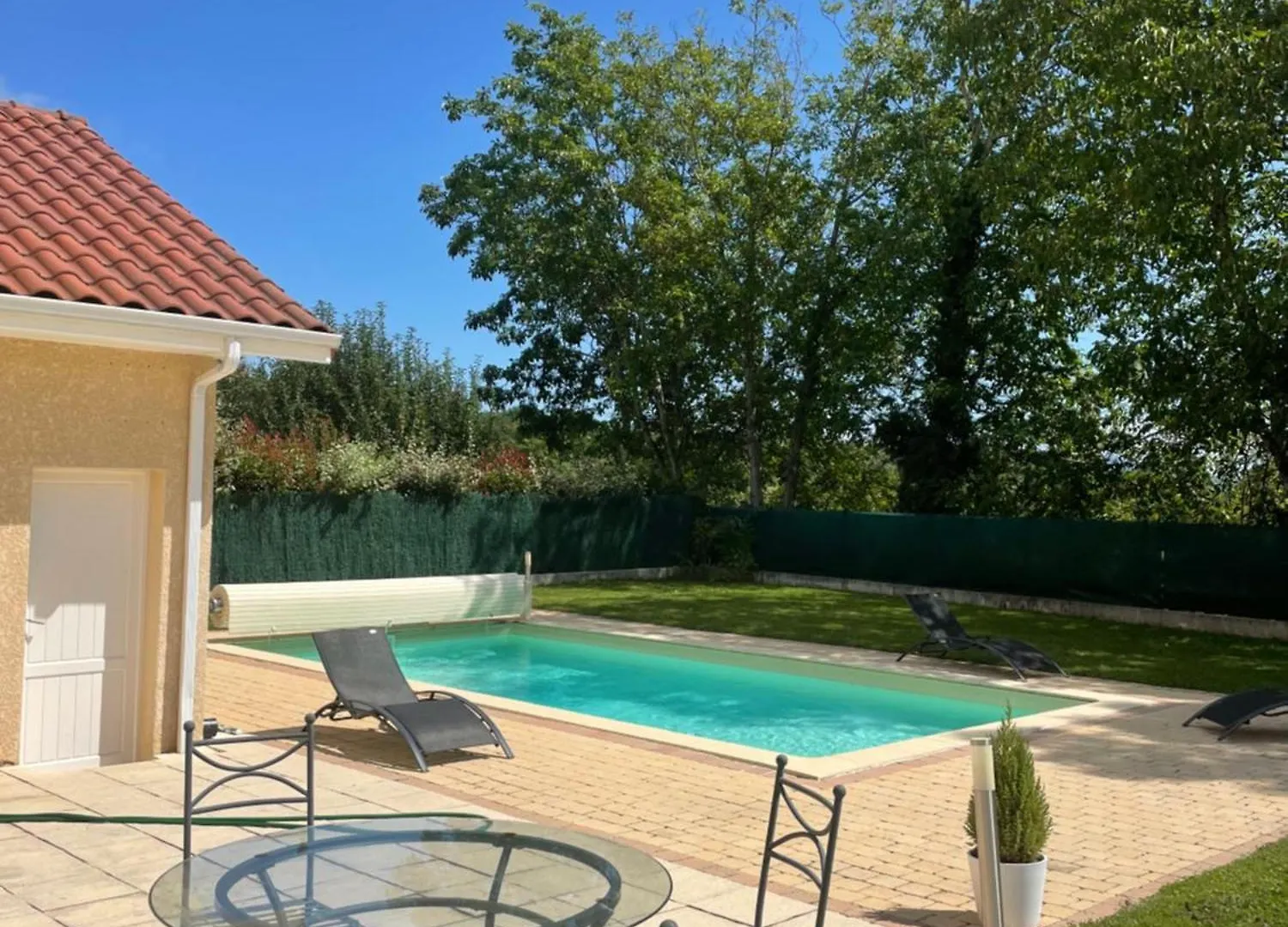 Villa Piscine Proche De Geneve Et Du Jura 圣热尼普伊